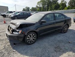 Salvage cars for sale from Copart Gastonia, NC: 2016 Volkswagen Jetta SE