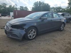 Salvage cars for sale at Baltimore, MD auction: 2018 Ford Fusion SE