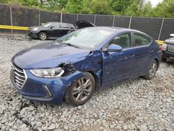 Salvage cars for sale at Waldorf, MD auction: 2017 Hyundai Elantra SE