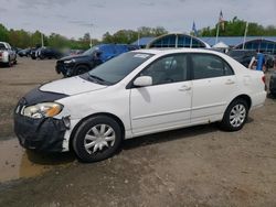 Salvage cars for sale at East Granby, CT auction: 2005 Toyota Corolla CE