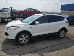 Salvage cars for sale at Woodhaven, MI auction: 2014 Ford Escape SE