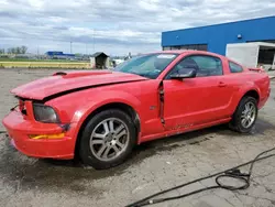 Salvage cars for sale at Woodhaven, MI auction: 2005 Ford Mustang GT