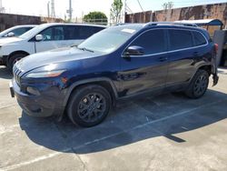 Salvage cars for sale from Copart Wilmington, CA: 2015 Jeep Cherokee Latitude