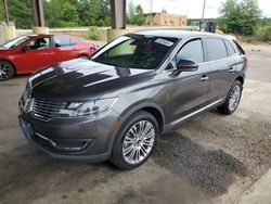 Salvage cars for sale at Gaston, SC auction: 2018 Lincoln MKX Reserve