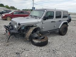 Jeep Wrangler salvage cars for sale: 2018 Jeep Wrangler Unlimited Sahara