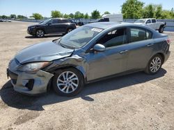 Salvage cars for sale from Copart London, ON: 2012 Mazda 3 I