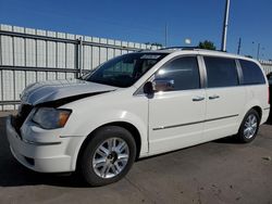Salvage cars for sale at Littleton, CO auction: 2009 Chrysler Town & Country Limited