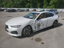 Salvage cars for sale at Glassboro, NJ auction: 2021 Acura TLX Advance