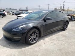 Salvage cars for sale at Sun Valley, CA auction: 2021 Tesla Model 3