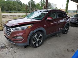 Salvage cars for sale at Gaston, SC auction: 2016 Hyundai Tucson Limited