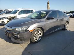 2018 Honda Civic LX en venta en Grand Prairie, TX