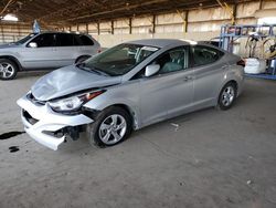 Hyundai salvage cars for sale: 2015 Hyundai Elantra SE