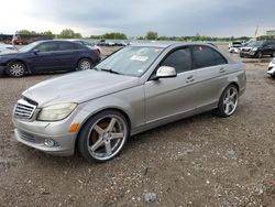 Salvage cars for sale at Houston, TX auction: 2008 Mercedes-Benz C300