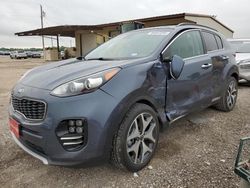 Salvage cars for sale at Temple, TX auction: 2018 KIA Sportage SX