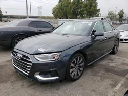 Salvage cars for sale from Copart Rancho Cucamonga, CA: 2020 Audi A4 Premium Plus
