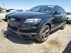 Salvage cars for sale from Copart Tucson, AZ: 2015 Audi Q7 Prestige