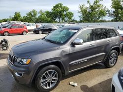 Jeep Grand Cherokee salvage cars for sale: 2018 Jeep Grand Cherokee Limited