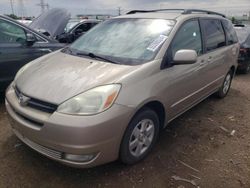 Toyota Sienna xle salvage cars for sale: 2004 Toyota Sienna XLE