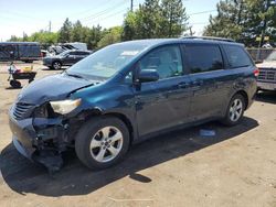 Toyota Sienna le salvage cars for sale: 2011 Toyota Sienna LE