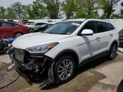 Salvage cars for sale from Copart Bridgeton, MO: 2019 Hyundai Santa FE XL SE