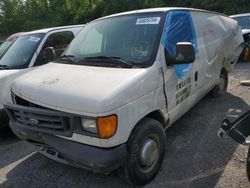 Salvage cars for sale at Marlboro, NY auction: 2005 Ford Econoline E250 Van