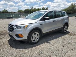 Salvage cars for sale from Copart Riverview, FL: 2017 Ford Escape S