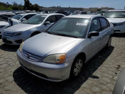 Salvage cars for sale from Copart Martinez, CA: 2003 Honda Civic LX