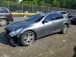 Salvage cars for sale at Waldorf, MD auction: 2015 Infiniti Q40