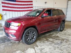 Jeep Grand Cherokee Overland salvage cars for sale: 2018 Jeep Grand Cherokee Overland