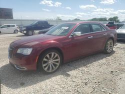 Salvage cars for sale at Kansas City, KS auction: 2018 Chrysler 300 Limited