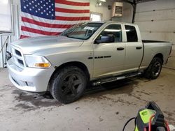 Vehiculos salvage en venta de Copart Lyman, ME: 2012 Dodge RAM 1500 ST