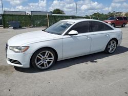 Salvage cars for sale at Orlando, FL auction: 2015 Audi A6 Premium Plus