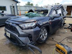 Salvage cars for sale from Copart Pekin, IL: 2019 Toyota Rav4 XLE Premium