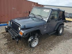 Salvage cars for sale at Hueytown, AL auction: 2001 Jeep Wrangler / TJ Sport