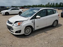 Salvage cars for sale at Houston, TX auction: 2016 Ford C-MAX Premium SEL