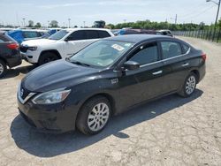 Salvage cars for sale at Indianapolis, IN auction: 2019 Nissan Sentra S