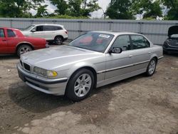 Salvage cars for sale at West Mifflin, PA auction: 2001 BMW 740 IL