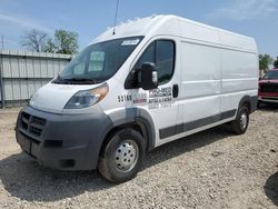 Salvage cars for sale from Copart Lansing, MI: 2017 Dodge RAM Promaster 2500 2500 High