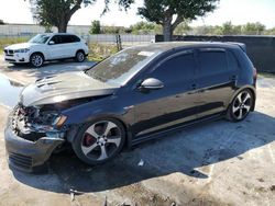 Salvage cars for sale at Orlando, FL auction: 2016 Volkswagen GTI S/SE