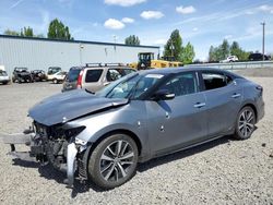 Nissan Maxima SV salvage cars for sale: 2021 Nissan Maxima SV