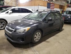 Salvage cars for sale at Anchorage, AK auction: 2013 Subaru Impreza Base