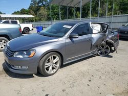 Salvage cars for sale at Savannah, GA auction: 2014 Volkswagen Passat SEL