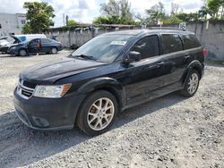 Salvage cars for sale from Copart Opa Locka, FL: 2013 Dodge Journey SXT