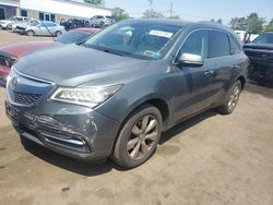 Salvage cars for sale at New Britain, CT auction: 2014 Acura MDX Advance