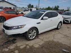 Salvage cars for sale at Pekin, IL auction: 2013 KIA Optima EX