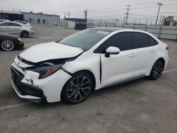 Salvage cars for sale from Copart Sun Valley, CA: 2022 Toyota Corolla SE