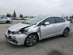 Salvage cars for sale from Copart Rancho Cucamonga, CA: 2013 Honda Civic EX