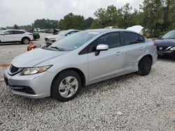 Salvage cars for sale from Copart Houston, TX: 2014 Honda Civic LX