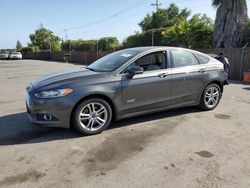 Ford salvage cars for sale: 2015 Ford Fusion Titanium Phev