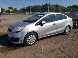 Salvage cars for sale at Chalfont, PA auction: 2016 KIA Rio LX